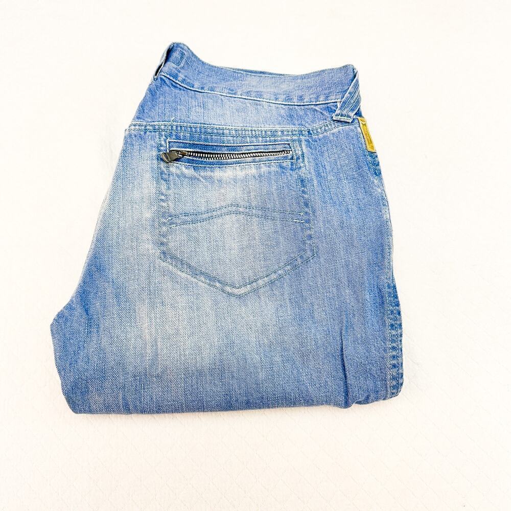 Armani Jeans Faded Flare Denim Jeans Eco Wash Size 29